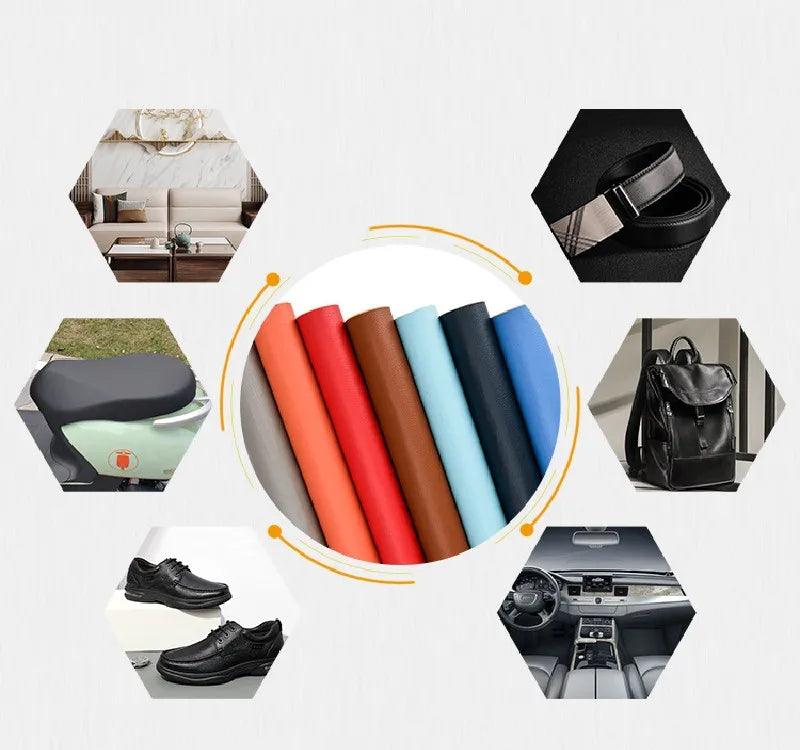 Lisslune | Leather Repair Patch Set - Effortless Restoration for Furniture, Shoes and Accessories