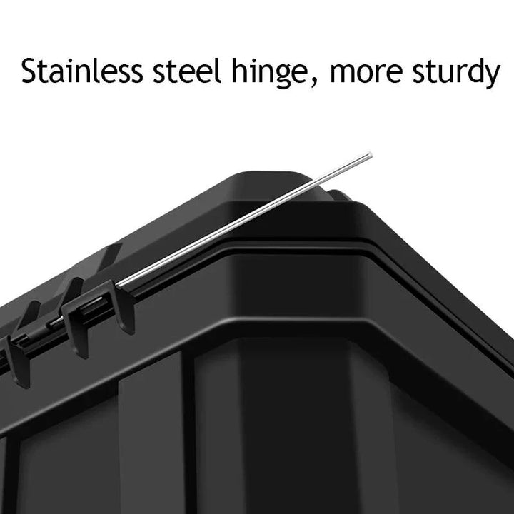 Lisslune | Elite Stainless Steel Toolbox with dual secure storage and innovative safety features