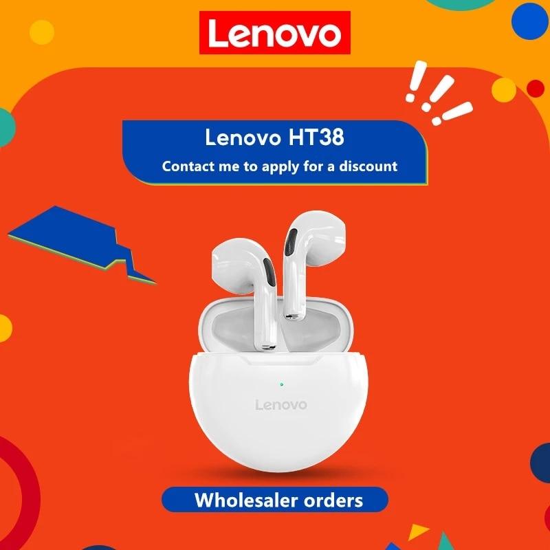 Lisslune | Lenovo HT38 Waterproof True Wireless Earbuds with Active Noise Cancellation and Bluetooth 5.0
