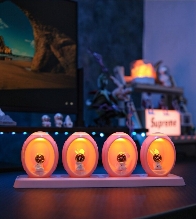 Lisslune | Space Capsule Voice Control Colorful Night Lamp