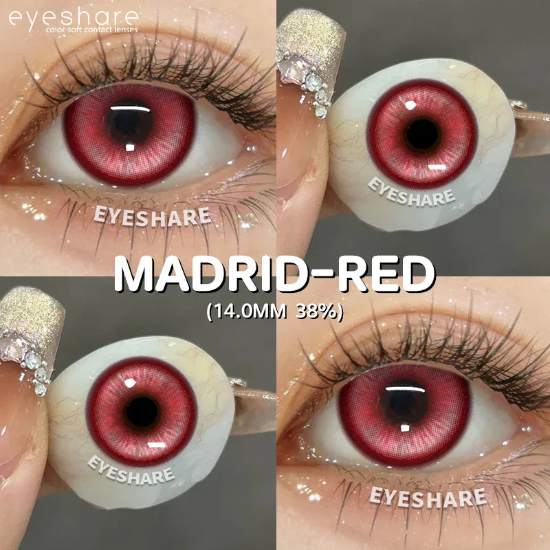 Rynx | Halloween lenses cosplay colors contact lenses for the eyes 1 pair black eye lens colored contact lenses white contact lenses blue lenses