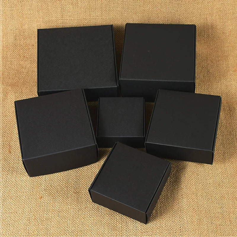 Rynx 6pcs Kraft Paper Gift Boxes Marbling Style DIY Handmade Candy Chocolate Packaging Birthday Party Wedding Decoration Christmas Gift