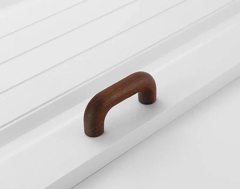 Lisslune | Chic Wooden Cabinet Knobs - Distinctive Walnut & Beech Drawer Handles for Elegant Home Interiors