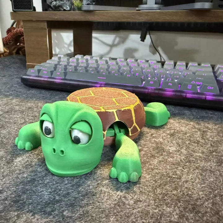Rynx | Panicured Turtle Coaster 3D-printed Cup Mat Insulation Pad Home Office Decorative Coaster Cup Holder with Funny Expression