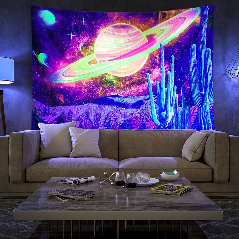 Lisslune | Colorful Glowing Luminous Tapestry
