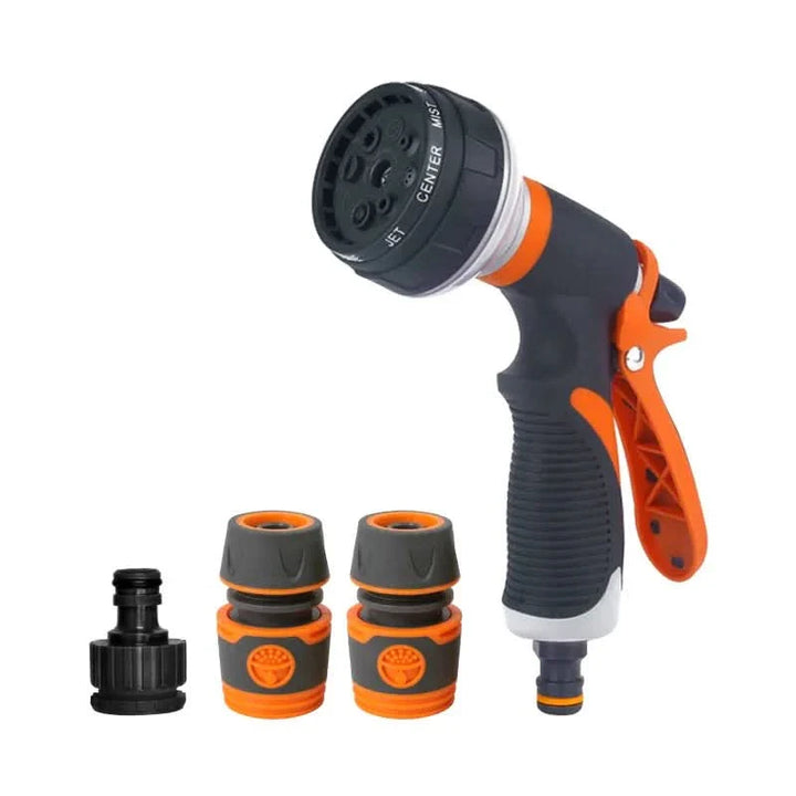 Lisslune | FlowSpray Garden Nozzle – 8-fold adjustable & comfortable for every task