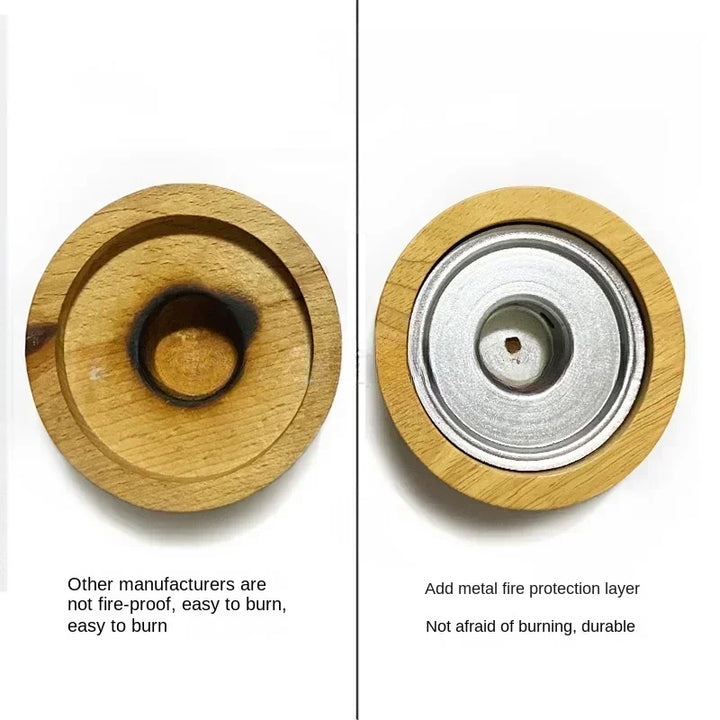 Lisslune | Wooden Cocktail Smoker Kit: Enhance Your Drinks with a Smoky Flavor - Ideal for Whiskey and Bar Accessories