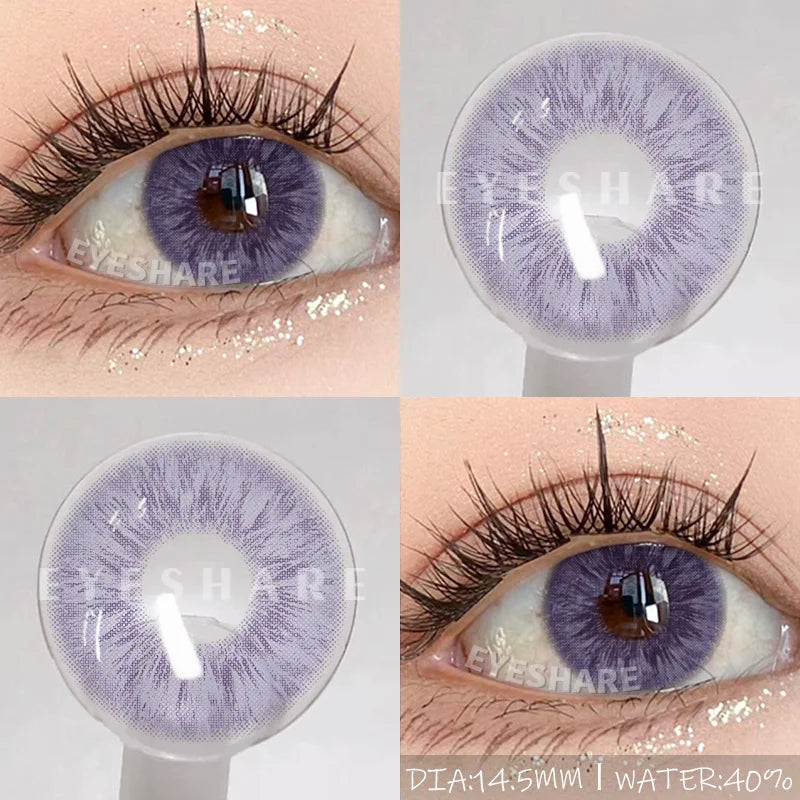 Rynx | 1Pair New Colored Contact Lenses for Eyes High-Quality Brown Lenses Green Contacts Fashion Cosmetic Gray Eye Contacts