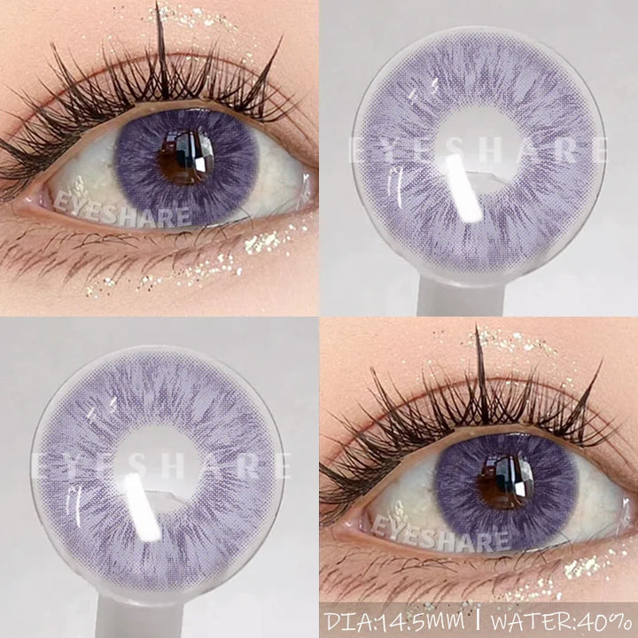 Rynx | 1Pair New Colored Contact Lenses for Eyes High-Quality Brown Lenses Green Contacts Fashion Cosmetic Gray Eye Contacts