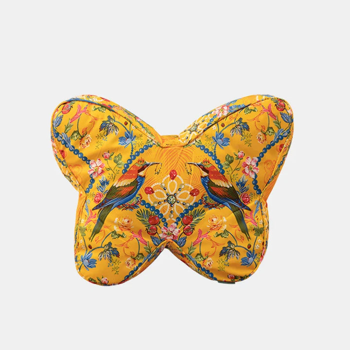 Rynx | Colorful Butterfly Cushion Chinese Style Flower Crown Back Support Cushion Sofa Chair Padding Aesthetic Living Room Decoration
