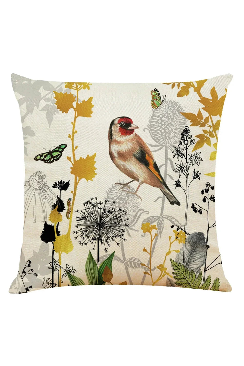 Lisslune | Bird Leaf Pillowcase