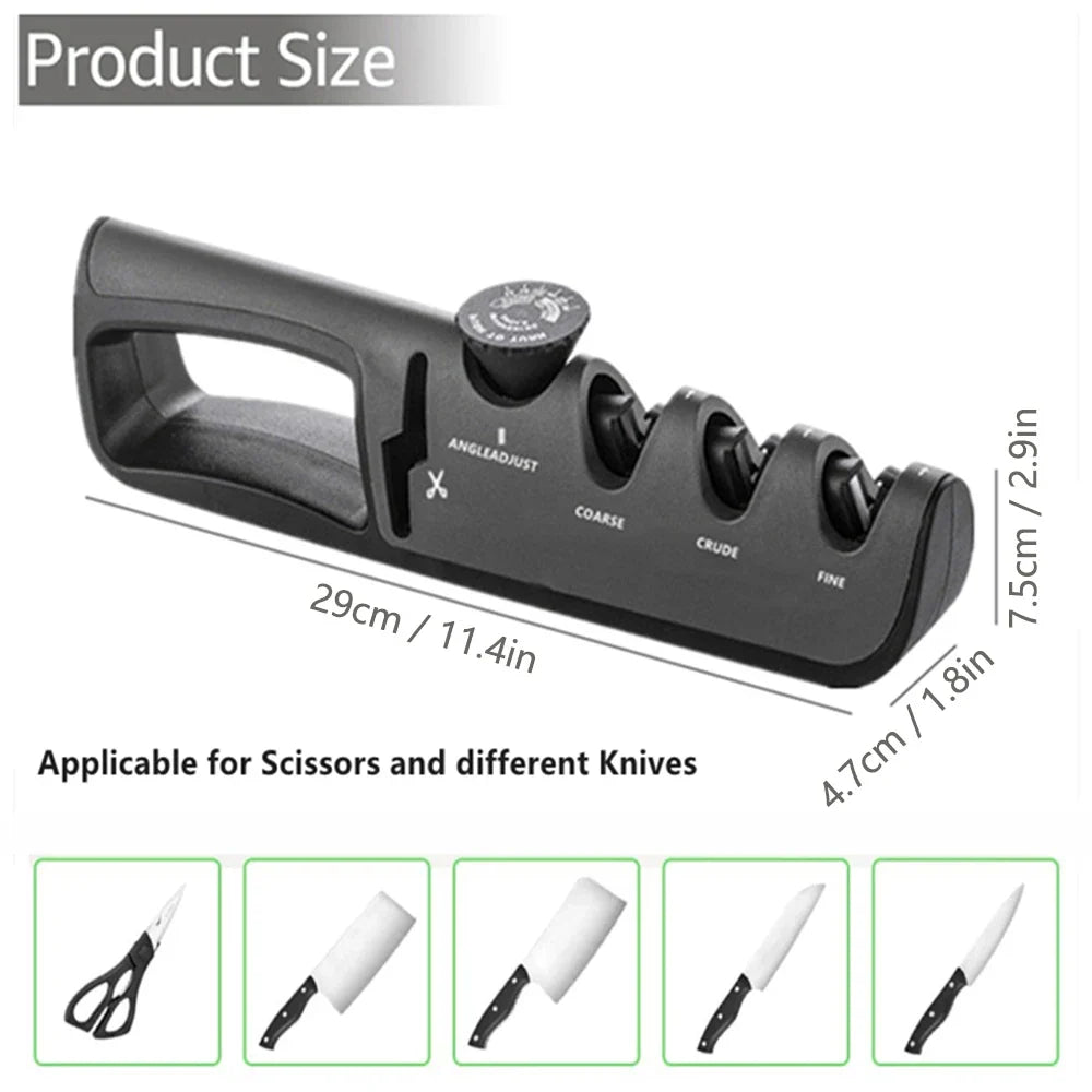 Lisslune | 4-in-1 Professional Knife Sharpener (1+1 Free) - EdgeSharp