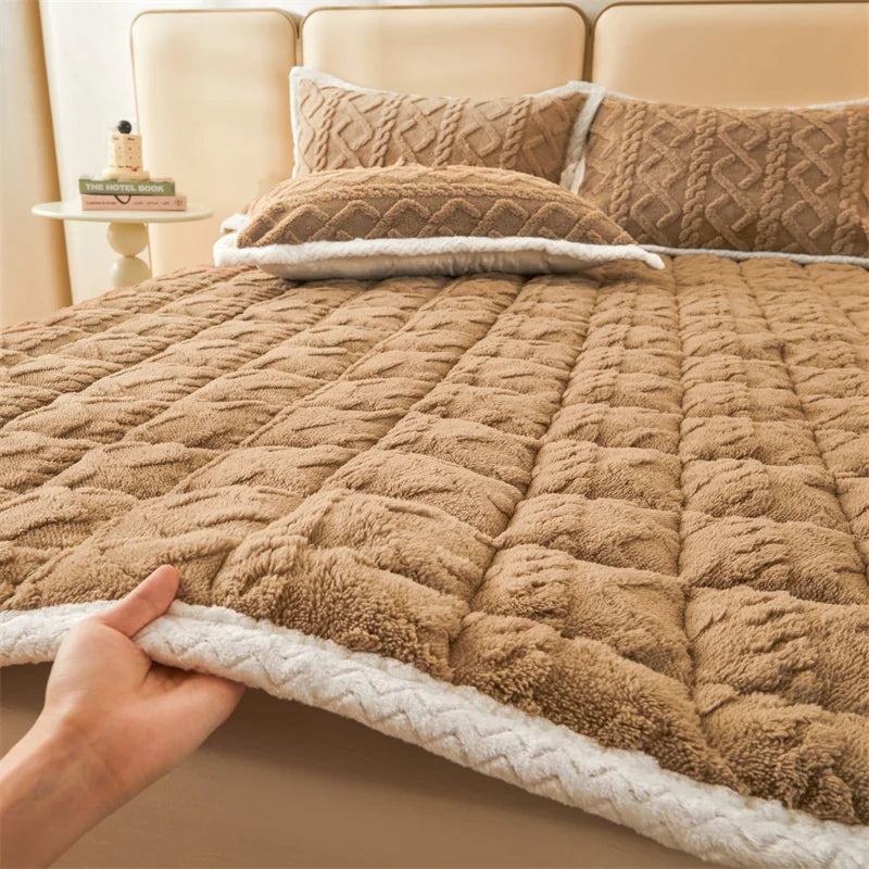 Lisslune | Thick Warm Winter Blanket Mattress Pad