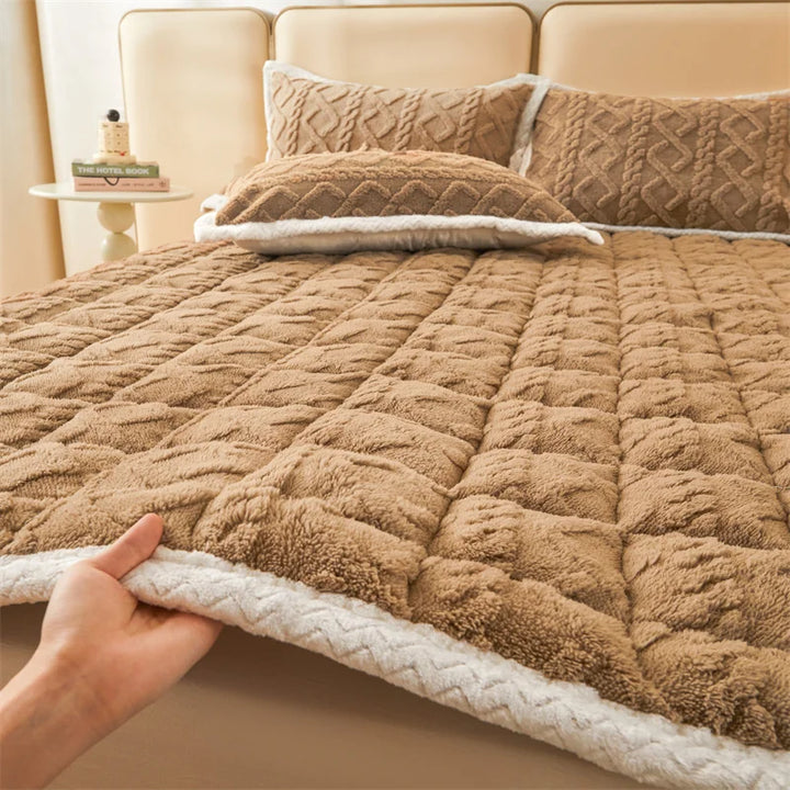 Lisslune | Thick Warm Winter Blanket Mattress Pad