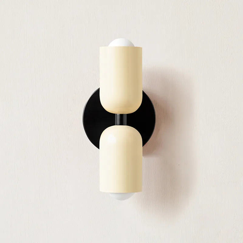 Lisslune | Double Head Wall Lamp Black Base