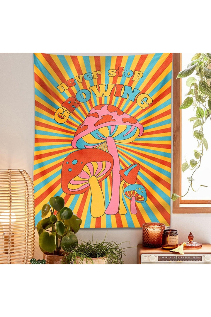 Lisslune | Years inspired mushroom rug wall hanging