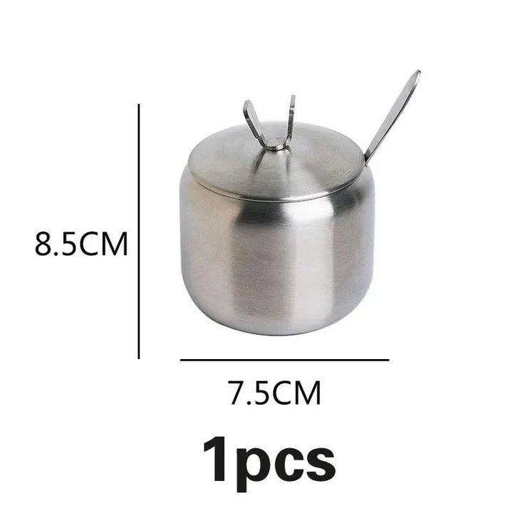 Lisslune | Elegant Stainless Steel Spice Organizer Set for a Modern Kitchen