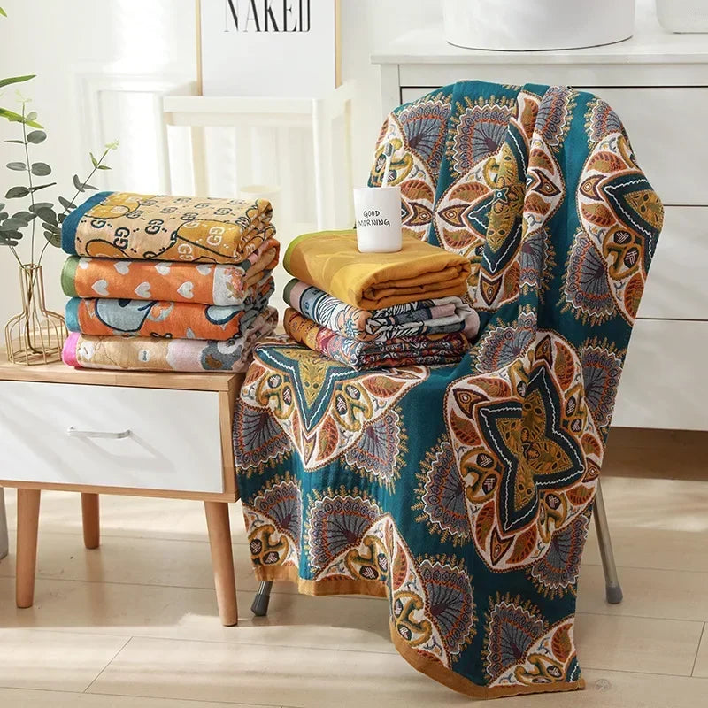 Lisslune | botanical print blanket