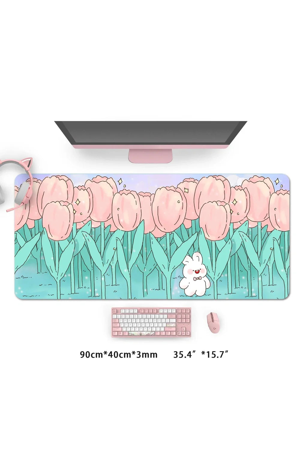 Lisslune | Tulip Desk Mat