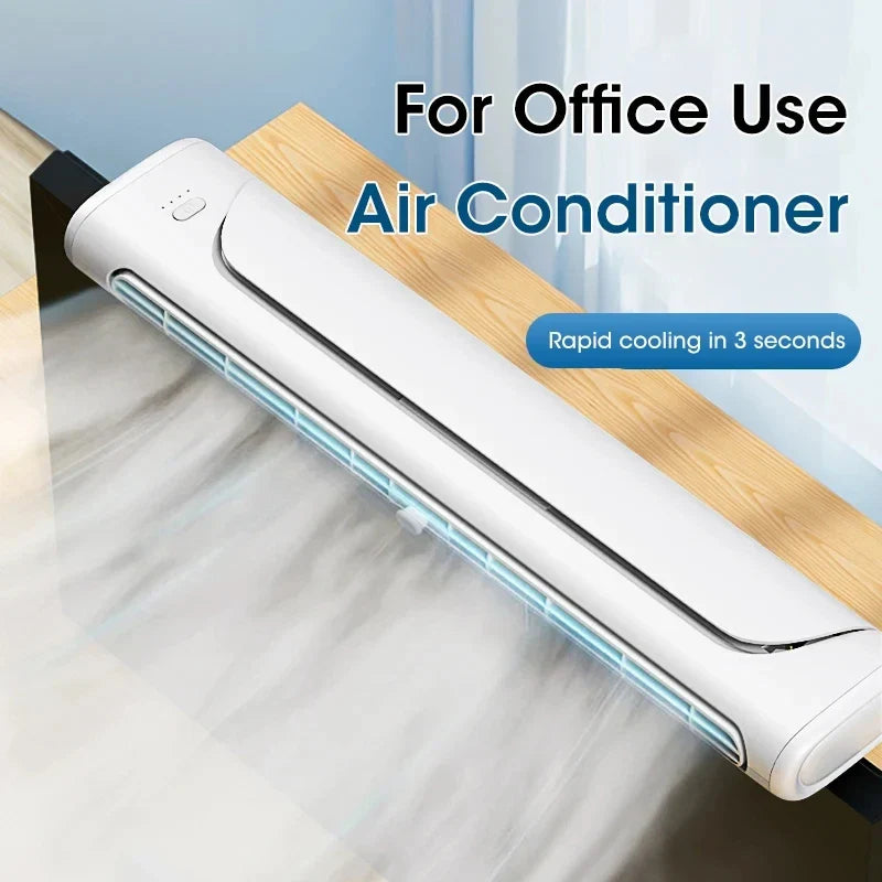 Lisslune | USB Rechargeable Portable Desk & Monitor Clip-On Air Conditioner