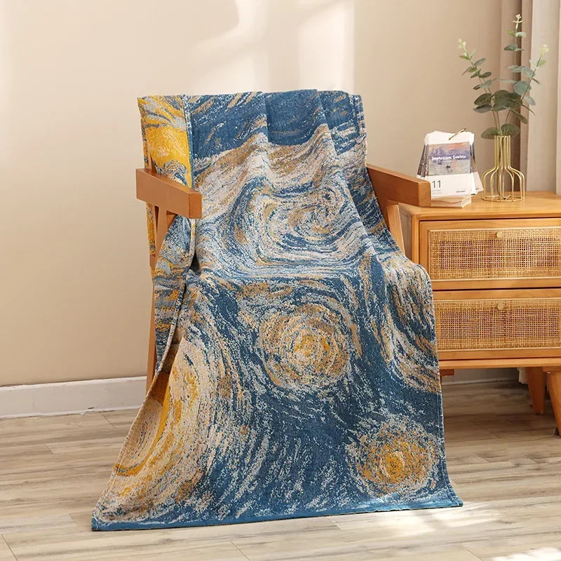 Lisslune | botanical print blanket