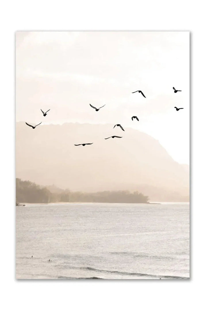 Lisslune | Surf & Travel Canvas Poster
