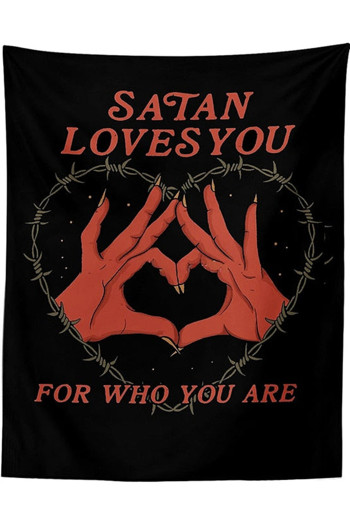 Lisslune | loves you angular tapestry