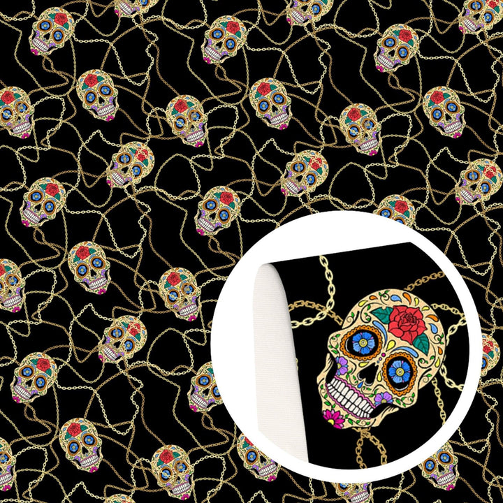 Lisslune | Halloween-themed leather craft sheets - ghost & pumpkin designs for DIY projects