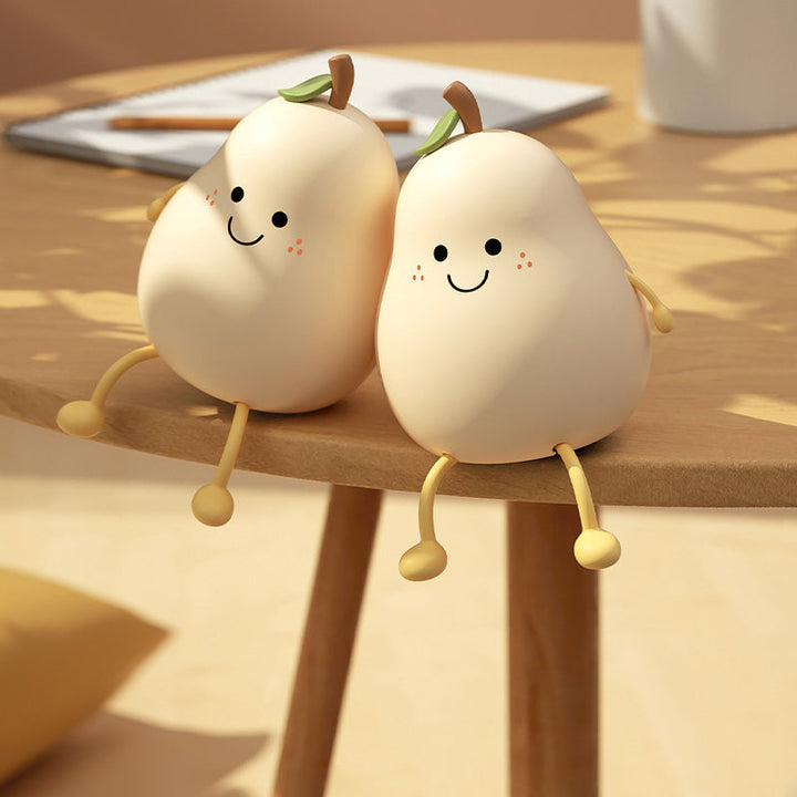 Lisslune | Cute Pear Bedside Touch Night Lamp