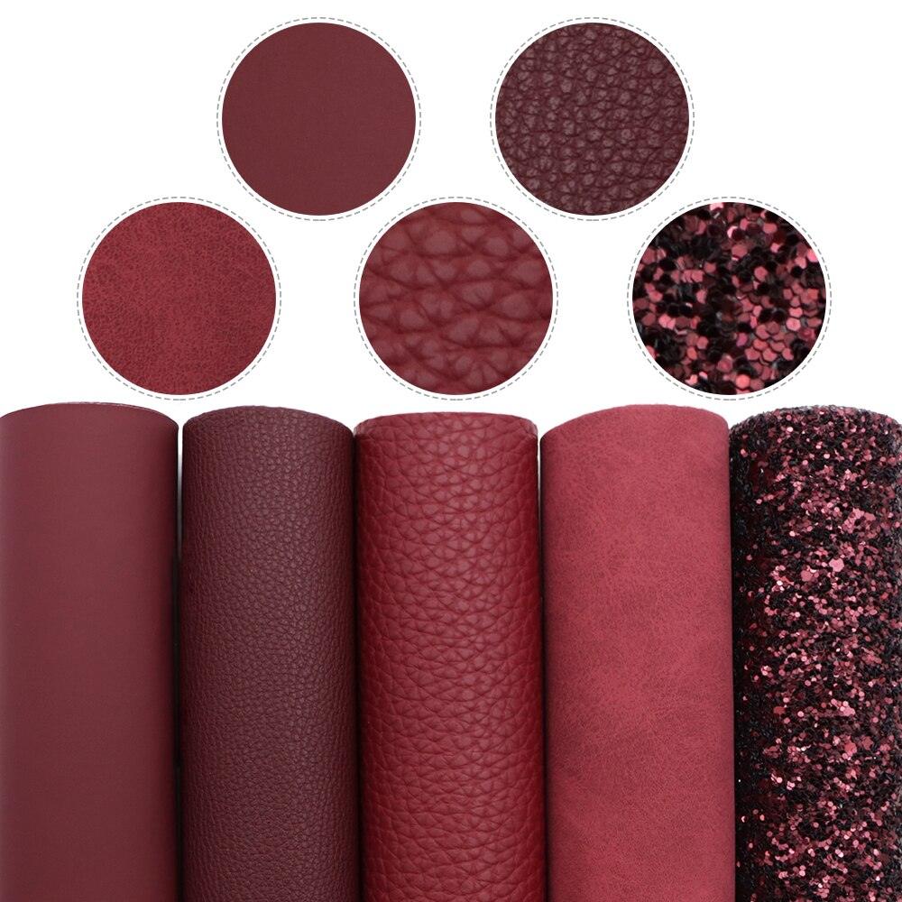Lisslune | Elegant fish scale dot faux leather craft kit for creative projects