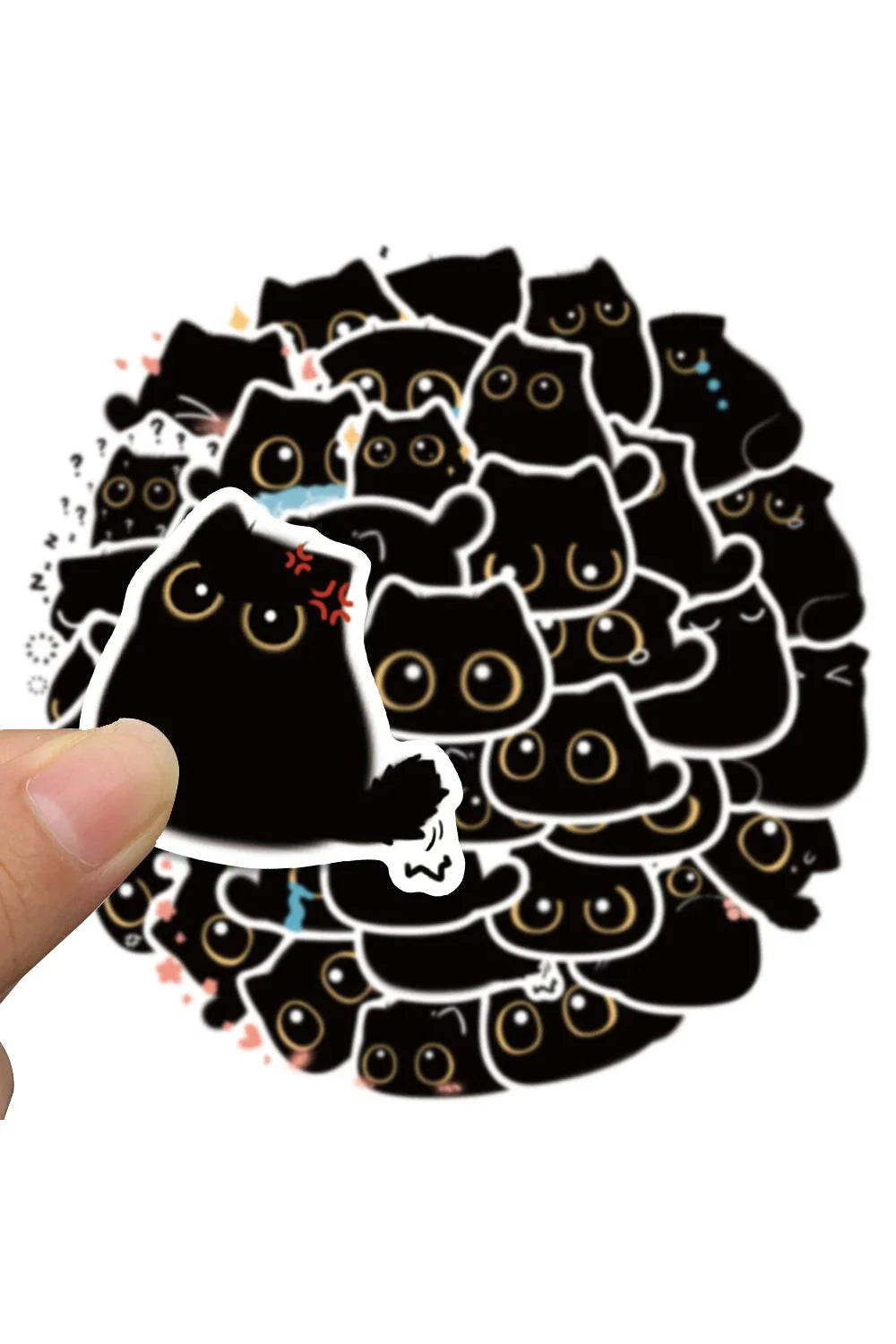 Lisslune | Black Cat Stickers