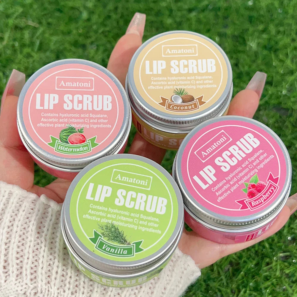 Rynx | Fruit Flavor Peeling Lip Mask Repair Dead Skin Exfoliate Moisturizing Nourishing Smoothing Repair Lips Fine Lines Lip Care Cream