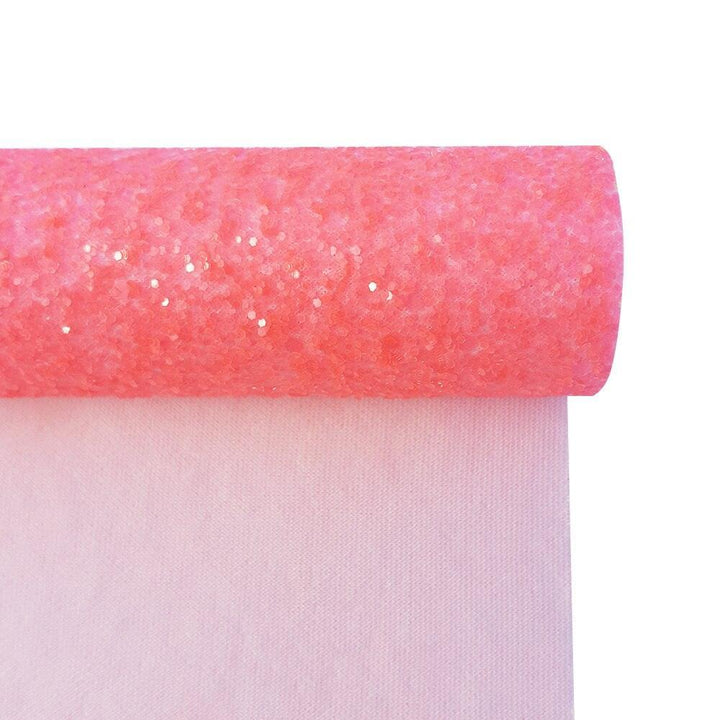 Lisslune | Glossy Pink Faux Leather Creation Roll for Creative DIY Projects
