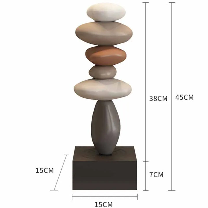 Lisslune | Zen Stone Stack Aesthetic Home Decor