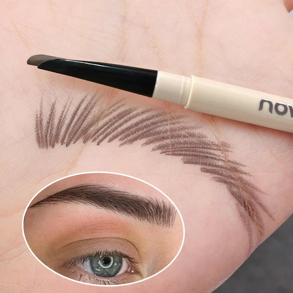 Rynx | Slanted tip eyebrow pencil with brush Natural Non-fading Waterproof Long-lasting Contouring Brow Enhancer Tattoo Cosmetic
