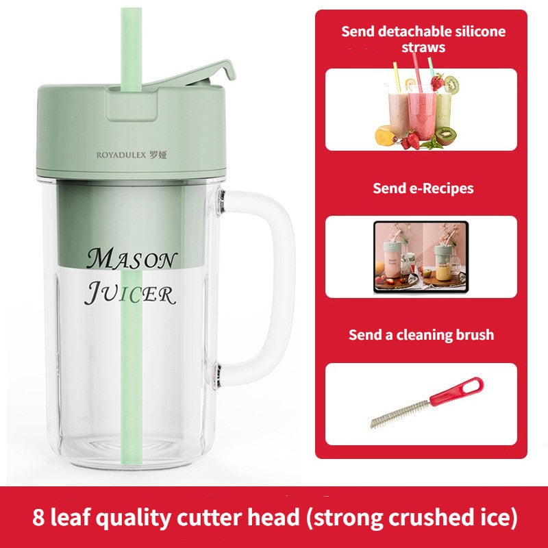 Lisslune | Modern Crush Blend Large Capacity Portable Juicer Cup