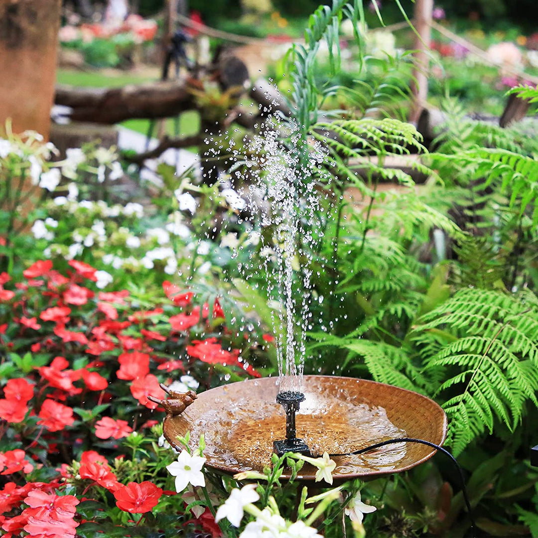 Lisslune | Solar fountain and pond pump incl. fountain function