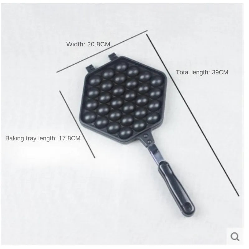 Lisslune | Non-Stick Bubble Egg Waffle Maker Pan