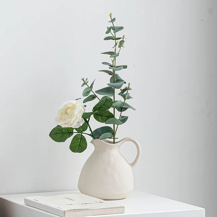 Lisslune | GlossyCharm - Textured ceramic vase