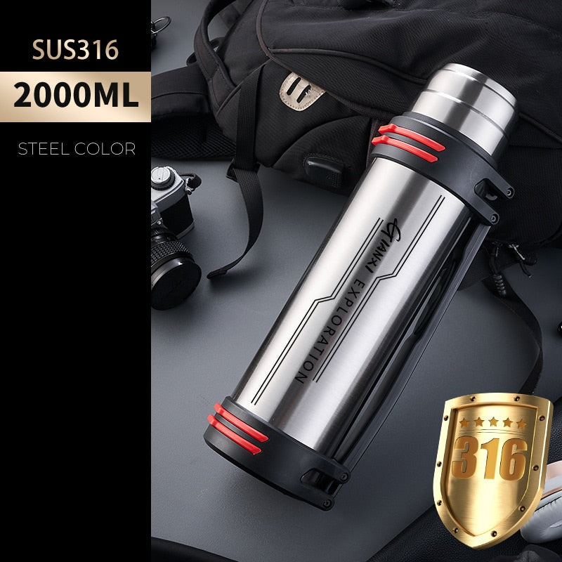 Lisslune | Giant Drink Stainless Steel Thermos
