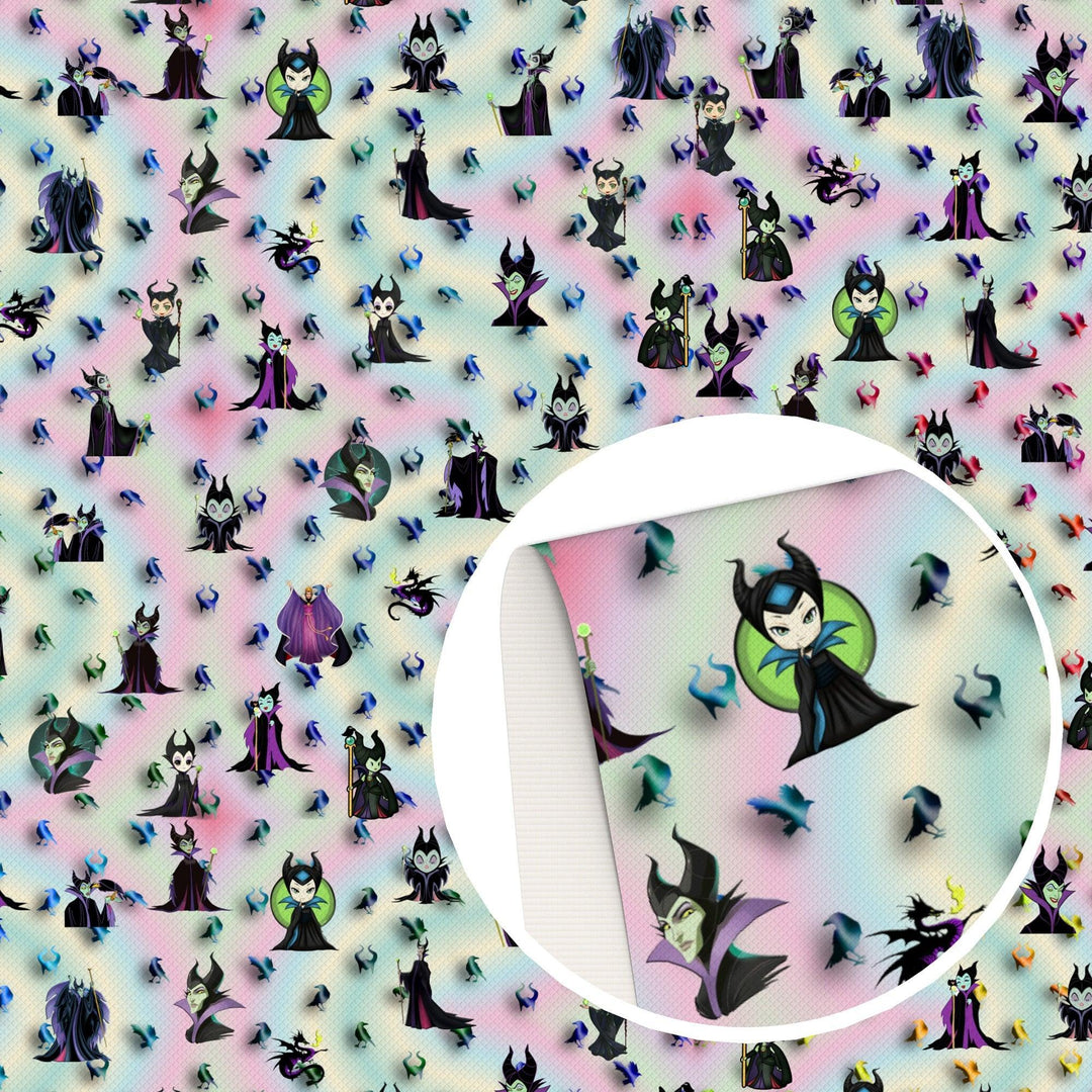 Lisslune | Playful Halloween Witch Synthetic Leather Craft Sheets Set - Creative Art Supplies