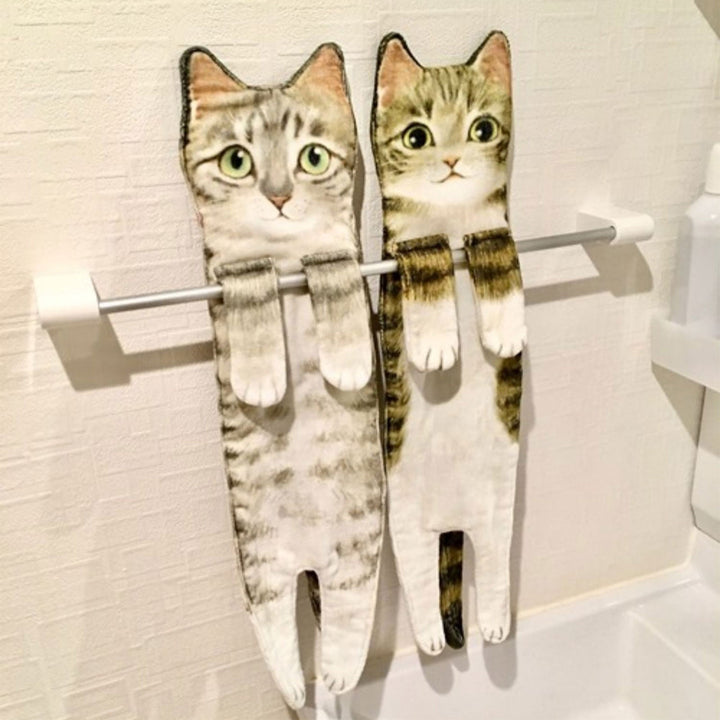Lisslune | Quick-Dry Cat Soft Hand Towels