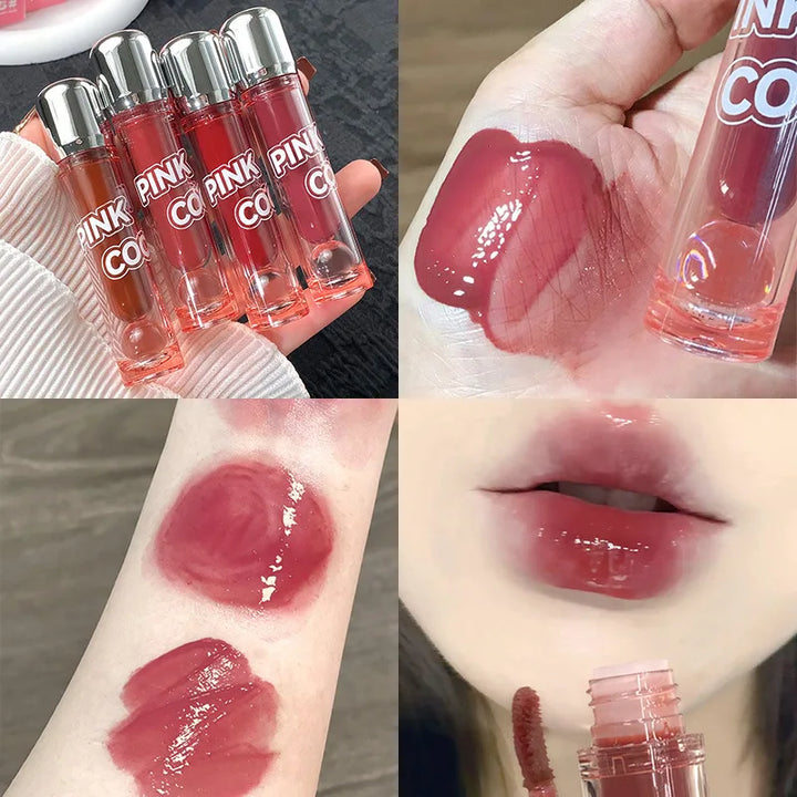 Rynx | Mirror Water Lip Gloss Lip Glass Moisture Liquid Lipstick Clear Shade Makeup Korean Lip Balm Women Cosmetics