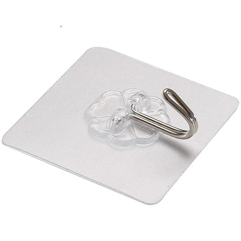 Lisslune | Transparent self-adhesive hook collection for effortless home organization (1-30 pieces)