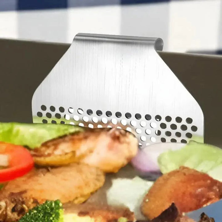 Lisslune | Heat-resistant Stainless Steel Grease Trap Block for Griddles and BBQ Grills
