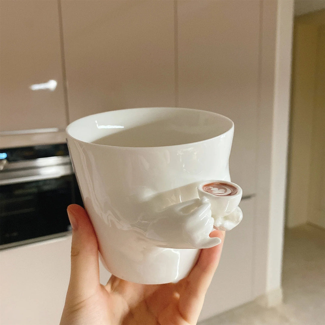 Lisslune | Cute Mug-in-Mug Korean Style Coffee Cup