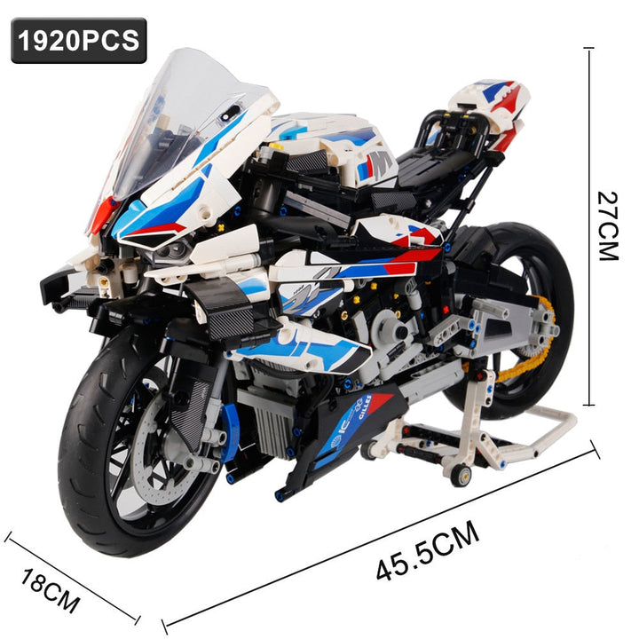 Lisslune | Advanced 1920-piece Knuckle Chopper motorcycle building kit