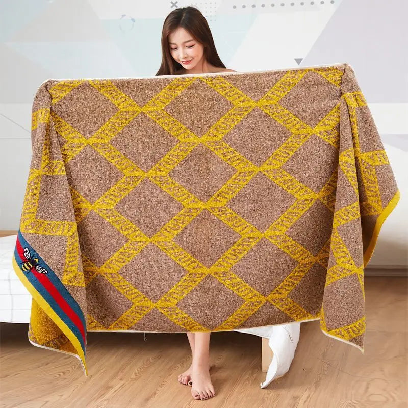 Lisslune | zig Boho diamond pattern blanket