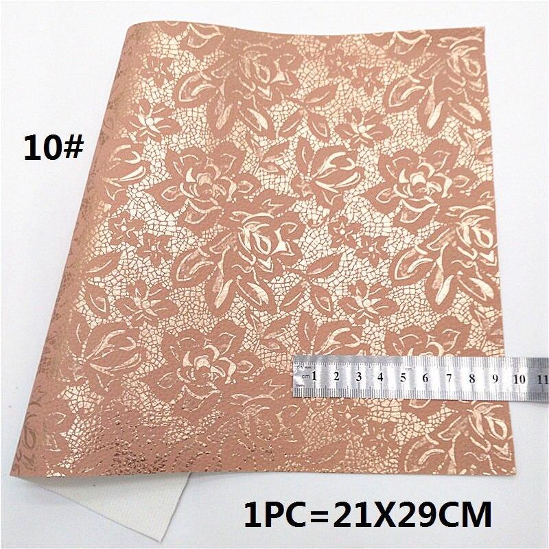Lisslune | Sparkling Rose Gold Glitter Leather Craft Sheet - Transform Your DIY Projects with Elegance