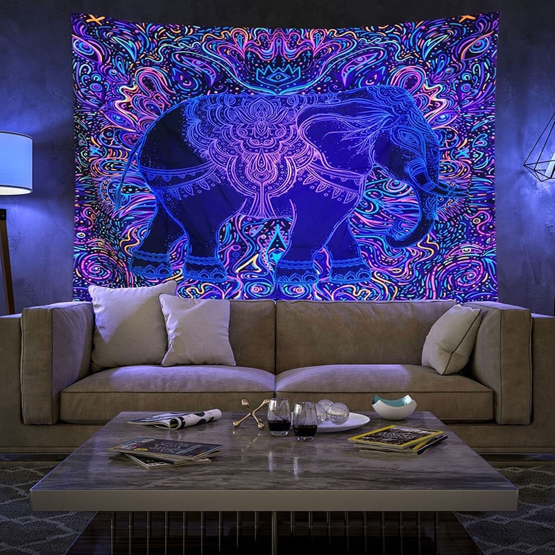 Lisslune | Colorful Glowing Luminous Tapestry